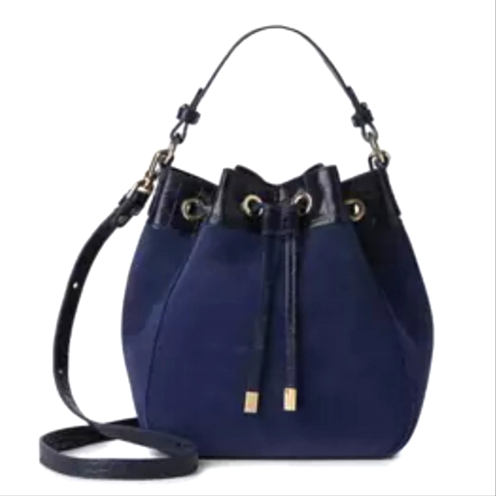 Brahmin Melinda Suede Bucket Bag - Picture 2 of 16